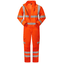 Load image into Gallery viewer, LEO- MOLLAND - ORANGE - RAILSPEC - HI VIZ INDUSTRIAL HEAVY DUTY COTTON OVERALL