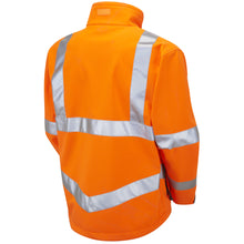 Load image into Gallery viewer, LEO - BUCKLAND - ORANGE - ISO 20471 CLASS 3 HI VIZ SOFTSHELL WORK JACKET