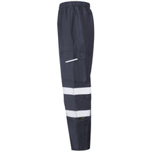 Load image into Gallery viewer, LEO APPLEDORE NAVY HI VIZ WET LEGGINGS WATERPROOF TROUSERS