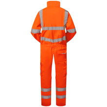 Load image into Gallery viewer, LEO- MOLLAND - ORANGE - RAILSPEC - HI VIZ INDUSTRIAL HEAVY DUTY COTTON OVERALL
