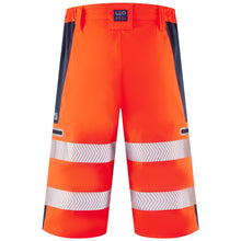 Load image into Gallery viewer, LEO - KINGSLEY - ORANGE - HI VIZ WORK TROUSER SHORTS