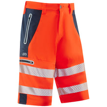 Load image into Gallery viewer, LEO - KINGSLEY - ORANGE - HI VIZ WORK TROUSER SHORTS
