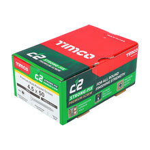 Load image into Gallery viewer, TIMCO 4.5 x 50 - C2 Strong-Fix Multi-Purpose Premium Screws - PZ - Double Countersunk - Yellow