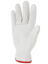 Load image into Gallery viewer, SINGER-SAFETY 50F - COW GRAIN NATURAL LEATHER WORK GLOVE C/W ELACTICATED CUFF
