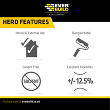 Load image into Gallery viewer, TUBE OF EVERBUILD CAULK ONCE WHITE 380ml