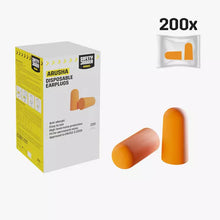Load image into Gallery viewer, SAFETY JOGGER ARUSHA 200PCS Disposable Foam Earplugs Orange