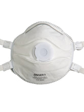 Load image into Gallery viewer, SINGER SAFETY RESPIRATOR. FFP3 NR D STANDARD MASK WITH VALVE 5 PIECES. AUUM30VSL
