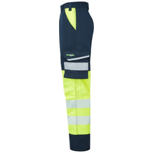Load image into Gallery viewer, LEO - WINSWELL- YELLOW NAVY -ECO- WOMEN'S - HI VIZ STRETCH CARGO WORK TROUSERS CL05