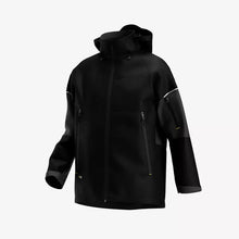 Load image into Gallery viewer, SAFETY JOGGER KASRJACM - KASAI RAIN JACKET MEN KASRJACM BLACK/DARK GREY