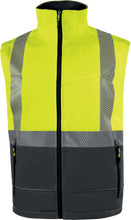 Load image into Gallery viewer, DELTAPLUS FAST 2-in-1 High-Visibility Softshell Yellow Jacket