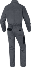 Load image into Gallery viewer, DELTAPLUS MACH 2 GREY-ORANGE M2CZ3 INDUSTRIAL LIGHTWEIGHT TWIN ZIP EASY ACCESS OVERALL