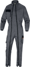 Load image into Gallery viewer, DELTAPLUS MACH 2 GREY-ORANGE M2CZ3 INDUSTRIAL LIGHTWEIGHT TWIN ZIP EASY ACCESS OVERALL