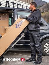 Load image into Gallery viewer, SINGER-SAFETY PETRO - RIPSTOP SAFETY WORK TROUSER 280 gsm. BLACK / GREY