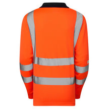 Load image into Gallery viewer, LEO - BEAFORD - ORANGE - WOMANS COMFORT H VIZ POLO SHIRT PL05-O-LEO