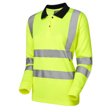 Load image into Gallery viewer, LEO - BEAFORD - YELLOW - WOMANS COMFORT H VIZ POLO SHIRT PL05-Y-LEO