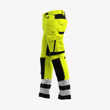Load image into Gallery viewer, SAFETY JOGGER SCUHVTROM - SCUTI HIVIS TROUSERS MEN YELLOW/BLACK