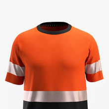 Load image into Gallery viewer, SAFETY JOGGER SCUHVTSM - SCUTI HIVIS T-SHIRT MEN ORANGE/BLACK