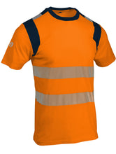 Load image into Gallery viewer, SINGER SAFETY ORANGE SUCO - HI VIZE T-SHIRT . 45% polyester/55% cotton, 170 gsm