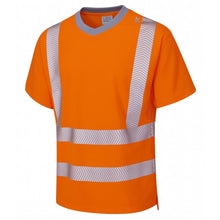 Load image into Gallery viewer, LEO LARKSTONE ECO ORANGE HI VIZ T-SHIRT