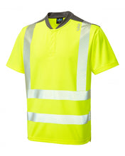 Load image into Gallery viewer, LEO T12-Y- PUTSBOROUGH ISO 20471 CLASS 2 COOLMAX T-SHIRT YELLOW