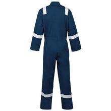 Load image into Gallery viewer, SUPERTOUCH WELD TEX NAVY FLAME RETARDANT WELDING OVERALL HI VIZ W15