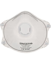 Load image into Gallery viewer, SINGER SAFETY PRE-SHAPED HALF-MASK FFP3 NR. FOAM FACESEAL. BOX OF 10.AUUMC30V