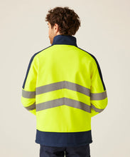Load image into Gallery viewer, REGATTA HI VIZ YELLOW PRO SOFTSHELL JACKER TRA625