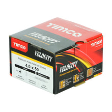 Load image into Gallery viewer, Velocity Premium Multi-Use Screws - PZ - Double Countersunk - Yellow 4.0 x 50