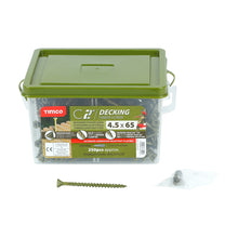 Load image into Gallery viewer, TIMCO C2 Deck-Fix Premium Decking Screws - TUB - TX - Countersunk - Exterior - Green 4.5 x 65