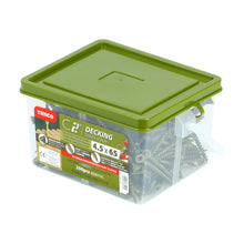 Load image into Gallery viewer, TIMCO C2 Deck-Fix Premium Decking Screws - TUB - TX - Countersunk - Exterior - Green 4.5 x 65
