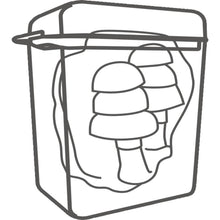 Load image into Gallery viewer, DELTAPLUS CONICFIT100 REUSABLE PVC CORDED SILICONE EARPLUGS 100 PAIR