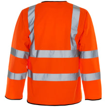 Load image into Gallery viewer, Supertouch Hi Vis Orange Long Sleeved Velcro Vest