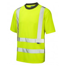 Load image into Gallery viewer, LEO BRAUNTON ISO 20471 Class 2 Coolviz T-Shirt (EcoViz) Yellow