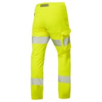 Load image into Gallery viewer, LEO STARCROSS ISO 20471 CLASS LADIES YELLOW HI VIZ STRETCH WORK TROUSER