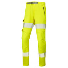 Load image into Gallery viewer, LEO STARCROSS ISO 20471 CLASS LADIES YELLOW HI VIZ STRETCH WORK TROUSER