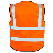 Load image into Gallery viewer, SUPERTOUCH HI VIZ EXECUTIVE ORANGE ZIP VEST