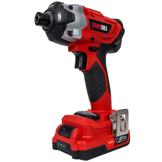 Olympia X20SID2 X20S 20V Impact Driver with 2 x 2.0Ah Batteries & Charger in Case