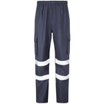 LEO - APPLEDORE NAVY HI VIZ WET LEGGINGS WATERPROOF TROUSERS