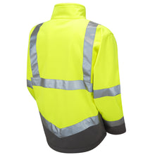 Load image into Gallery viewer, LEO - BUCKLAND - YELLOW - ISO 20471 CLASS 3 HI VIZ SOFTSHELL WORK JACKET
