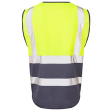 Load image into Gallery viewer, LYNTON LEO EXECUTIVE HI VIZ YELLOW NAVY VEST EcoViz W11-Y/NV-LEO
