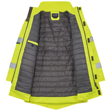 Load image into Gallery viewer, LEO - TAWSTOCK - YELLOW - HI VIZ ISO 20471 CLASS 3 WATERPROOF PARKA JACKET
