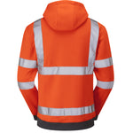 LEO GOODLEIGH ISO 20471 CLASS 3 HOODED SWEATSHIRT ORANGE