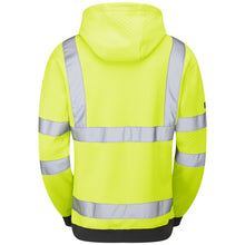 Load image into Gallery viewer, LEO GOODLEIGH ISO 20471 CLASS 3 HOODED SWEATSHIRT YELLOW SS04-Y-LEO
