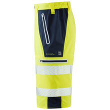 Load image into Gallery viewer, LEO - KINGSLEY - YELLOW - HI VIZ WORK TROUSER SHORTS

