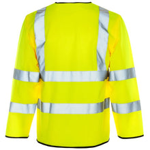 Load image into Gallery viewer, Supertouch Hi Vis Yellow Long Sleeved Velcro Vest
