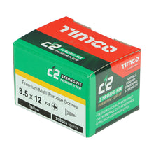 Load image into Gallery viewer, 3.5 x 12 - C2 Strong-Fix Multi-Purpose Premium Screws - PZ - Double Countersunk - Yellow
