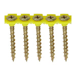 Solo Collated Chipboard & Woodscrews - PH - Double Countersunk - Yellow 4.2 x 40MM