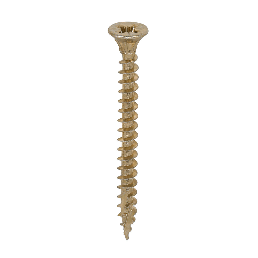 TIMCO 4.5 x 50 TUB C2 Premium Industrial Twin Cut Screws  PZ Yellow