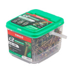 TIMCO 4.5 x 50 TUB C2 Premium Industrial Twin Cut Screws  PZ Yellow