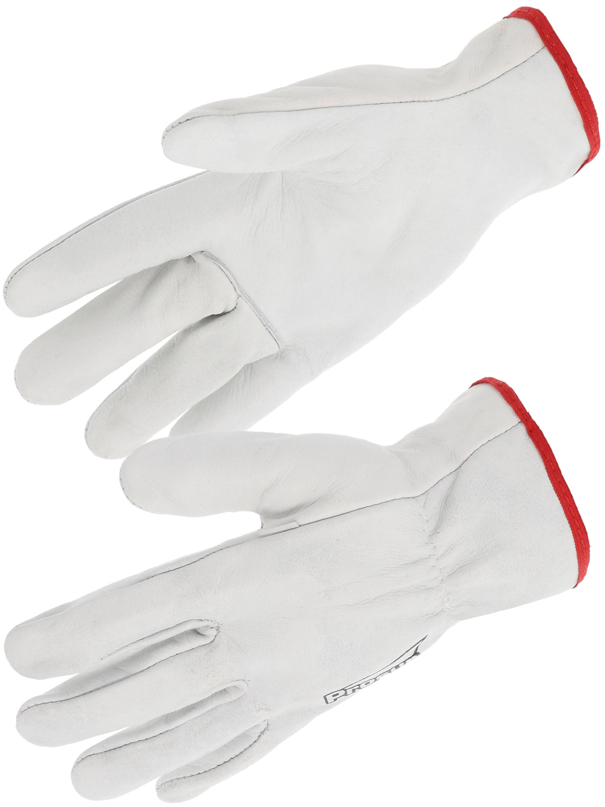 SINGER-SAFETY 50F - COW GRAIN NATURAL LEATHER WORK GLOVE C/W ELACTICATED CUFF